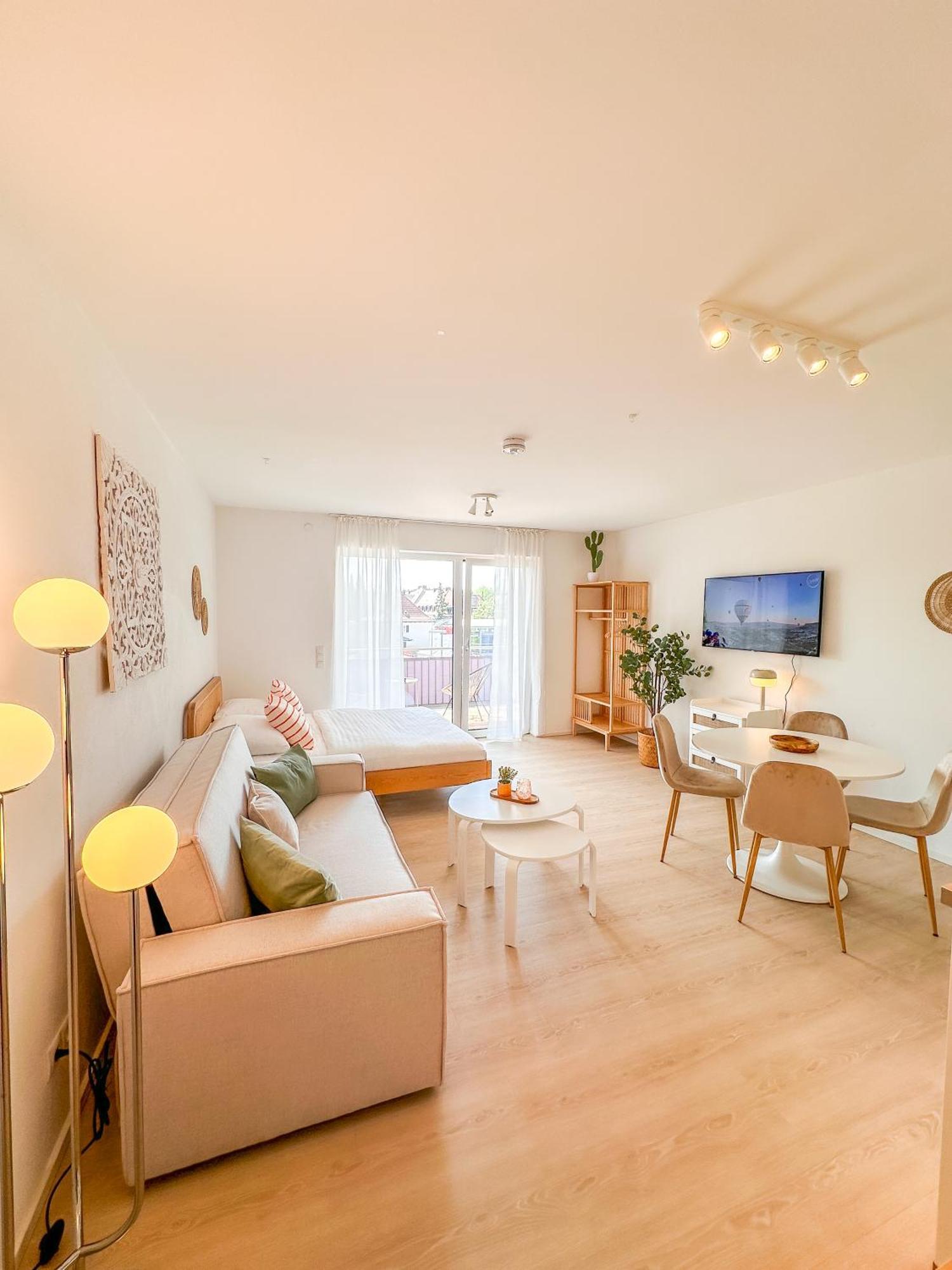 Thesunset Club - Studio II - Kueche - Balkon - Parken Меммінген Екстер'єр фото